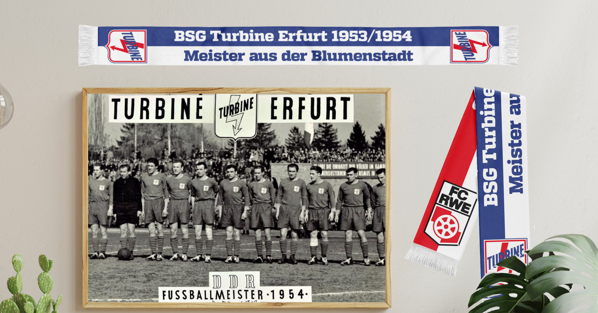 Jubiläumsschal 70 Jahre Meister BSG Turbine