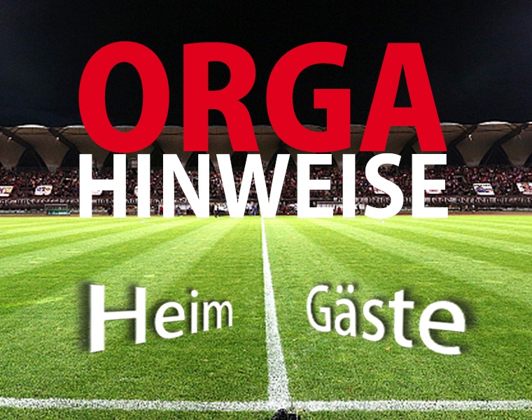 Orga-Hinweise